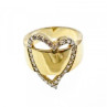 925 Sterling Silver Gold Plated CZ 