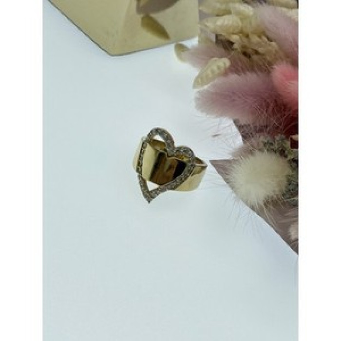 925 Sterling Silver Gold Plated CZ 