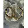 Gold Plated Earrings Length 1.25 Inch