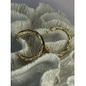 Gold Plated Earrings Length 1.25 Inch