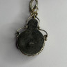Vintage 925 Sterling Silver Agate Pendant Length 2 in
