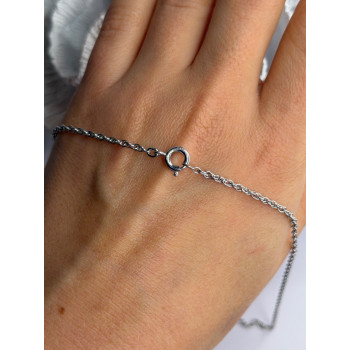 Elegant 925 Sterling Silver Onyx & White Sapphire Necklace