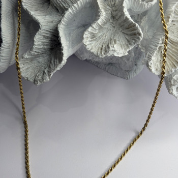 Italy 925 Sterling Silver Gold Plated Chain