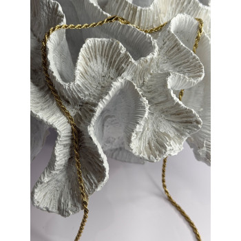 Italy 925 Sterling Silver Gold Plated Chain