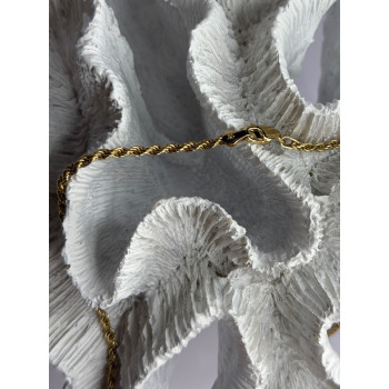 Italy 925 Sterling Silver Gold Plated Chain