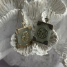 925 Sterling Silver Jade Earrings Length 1.30 Inch