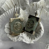 925 Sterling Silver Jade Earrings Length 1.30 Inch