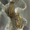 Gold Plated Earrings Length 1 Inch