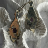 Vintage 925 Sterling Silver Amethyst Earrings