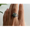 925 Sterling Silver Haliotis & Marcasites Ring Size 8.5