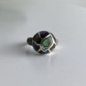 925 Sterling Silver Haliotis & Marcasites Ring Size 8.5