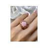 925 Sterling Silver Gold Plated Morganite 