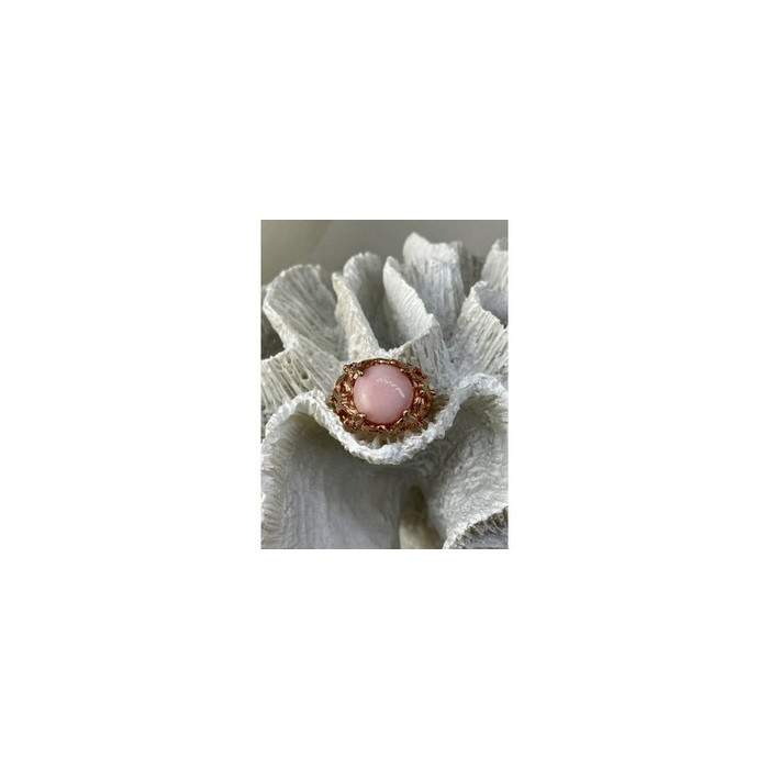 925 Sterling Silver Gold Plated Morganite 