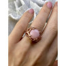 925 Sterling Silver Gold Plated Morganite 