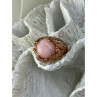925 Sterling Silver Gold Plated Morganite 