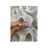 925 Sterling Silver Gold Plated Morganite 