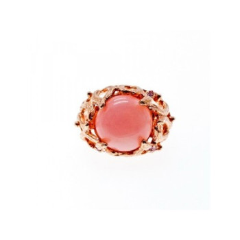 925 Sterling Silver Gold Plated Morganite 