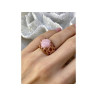 925 Sterling Silver Gold Plated Morganite 