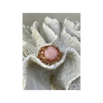 925 Sterling Silver Gold Plated Morganite 