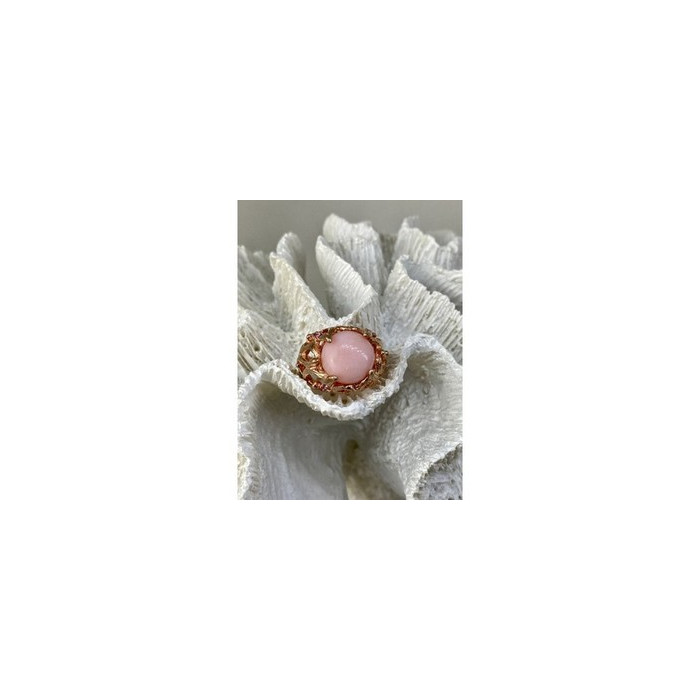 925 Sterling Silver Gold Plated Morganite 