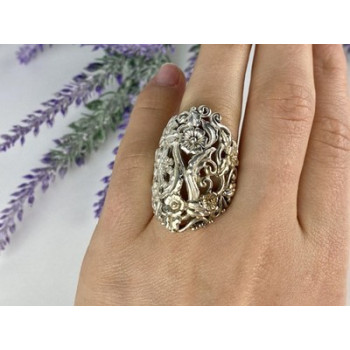 Vintage 925 Sterling Silver Ring Size 7.5