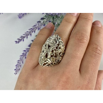 Vintage 925 Sterling Silver Ring Size 7.5