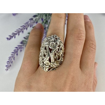 Vintage 925 Sterling Silver Ring Size 7.5