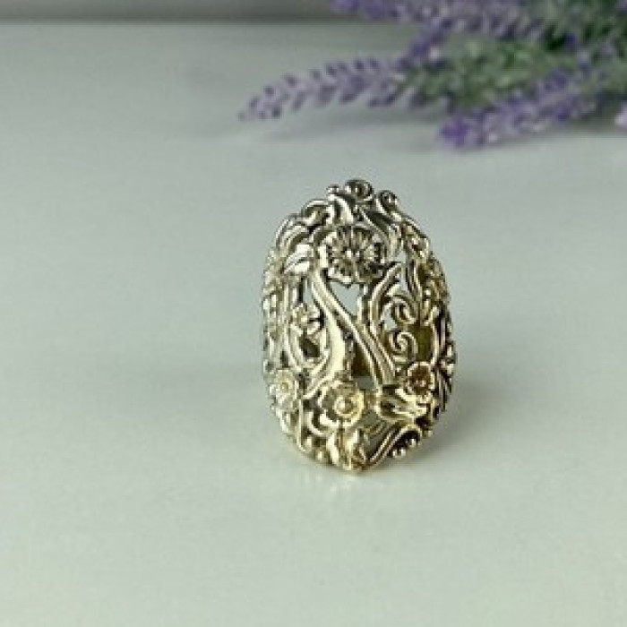 Vintage 925 Sterling Silver Ring Size 7.5