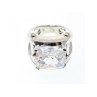 925 Sterling Silver CZ Ring Size 6.5