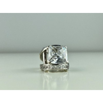 925 Sterling Silver CZ Ring Size 6.5