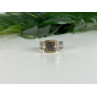 Men's 925 Sterling Silver with Gilding (14 K) Haliotis Ring Size 10.5