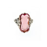 925 Sterling Silver Pink  Agate 