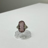925 Sterling Silver Pink Agate 