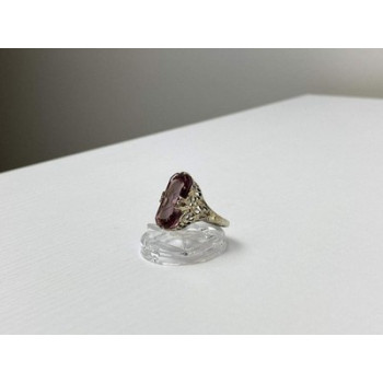 925 Sterling Silver Pink  Agate 