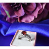 925 Sterling Silver Garnet & CZ Ring Size 6.5