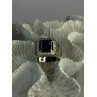 Mens 925 Sterling Silver Sapphire & Beryl Ring Size 10