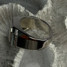 Mens 925 Sterling Silver Sapphire & Beryl Ring Size 10
