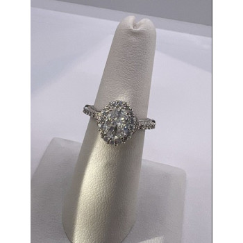 925 Sterling Silver CZ Ring Size 5.5
