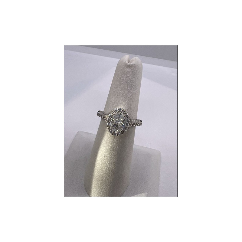925 Sterling Silver CZ Ring Size 5.5