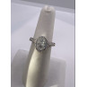 925 Sterling Silver CZ Ring Size 5.5