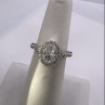 925 Sterling Silver CZ Ring Size 5.5