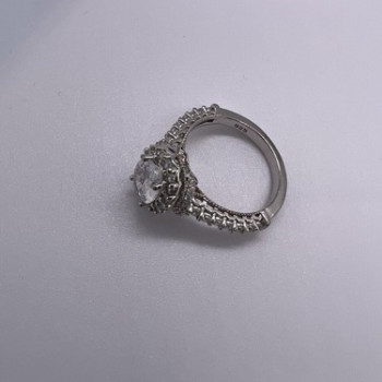 925 Sterling Silver CZ Ring Size 5.5