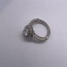 925 Sterling Silver CZ Ring Size 5.5