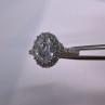 925 Sterling Silver CZ Ring Size 5.5