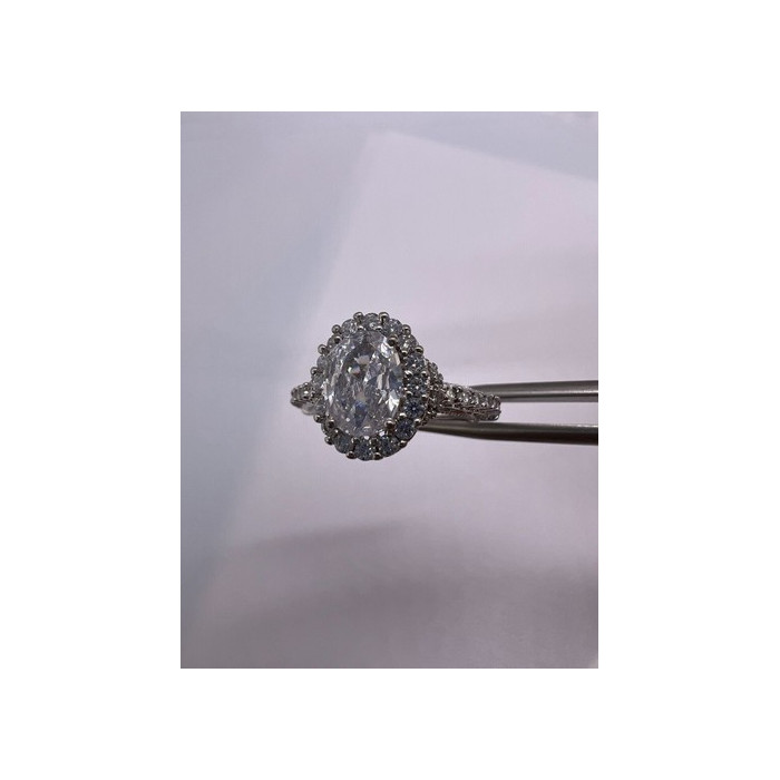 925 Sterling Silver CZ Ring Size 5.5