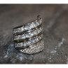 Beautiful 925 Sterling Silver CZ Ring Size 6.5