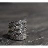 Beautiful 925 Sterling Silver CZ Ring Size 6.5