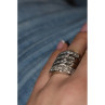 Beautiful 925 Sterling Silver CZ Ring Size 6.5