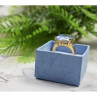 925 Sterling Silver Gold Plated Iolite Ring Size 6.5