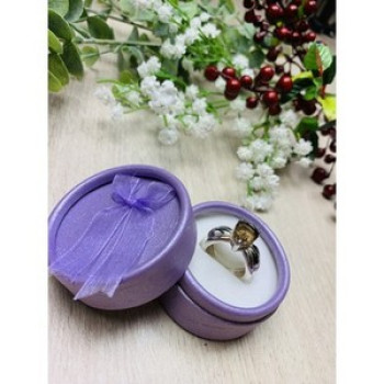 925 Sterling Silver Hessonite Ring Size 7.5